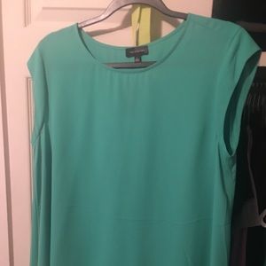 Turquoise blouse from The Limited